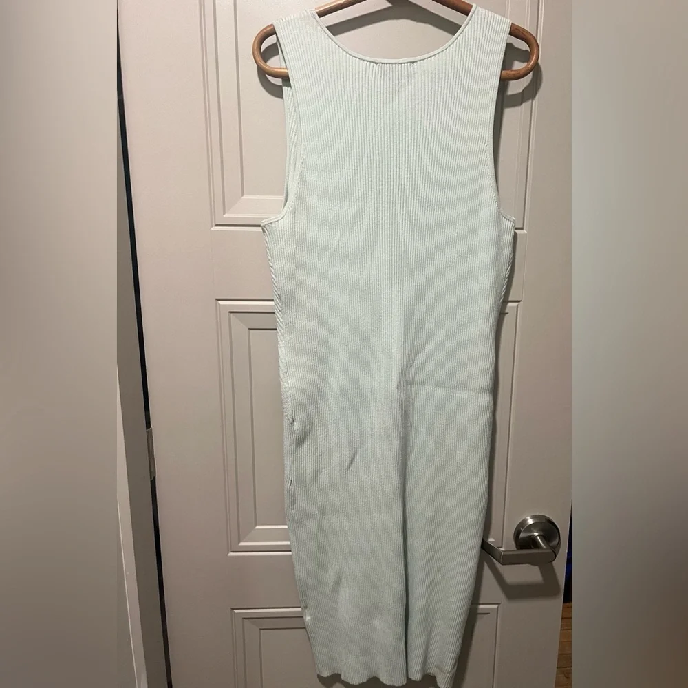 Express Knit Baby Blue Dress - Picture 4 of 4